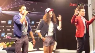 TWIN TWIN - Moustache - France - Eurovision 2014 - Entertainment from press conference