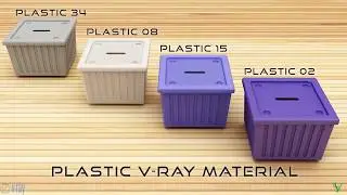 Realistic Plastic Vray Material 3D Max Tutorial Step by Step