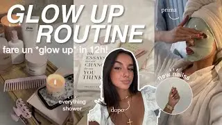 GLOW UP ROUTINE 🫧🧴come fare un glow up da *CLEAN GIRL* in 12h + consigli pratici !!