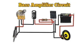 How to Make Bass Amplifier//Amplifier Circuit Daigram//