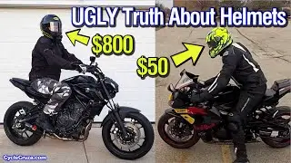 The UGLY Truth About CHEAP Motorcycle Helmets