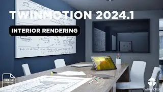 Interior 3D Render with Twinmotion 2024.1 (Path Tracer)