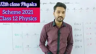 paper scheme of physics 2021 | All Punjab boards | class 12 physics | physics ka safar
