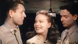 Colorized | Jungle Patrol | 1948 | War Movie | Kristine Miller, Arthur Franz | Subtitles