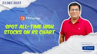 Identify All Time High Stocks on RS [Relative Strength] Chart  | Raju Ranjan | Definedge | 21 Dec 23