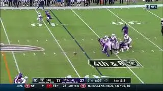 Terrell Suggs Gets Insane 43 Yard Fumble Recovery Touchdown (Ravens vs Raiders)