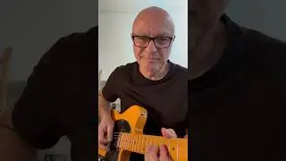Blues  rock  solo on fender telecaster guitar