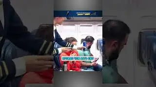 Сотрудники спасли девушку в самолёте 😱