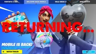 FORTNITE MOBILE IS RETURNING VERY SOON! *Epic Games vs. Apple*