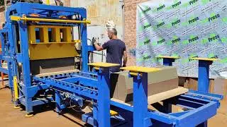 Вибропресс КВП 858 2ПА, производство бордюра дорожного 1000*300*150