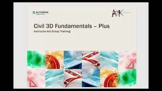 Learning Autocad Civil 3D with A2K