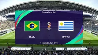 eFootball | BRAZIL vs URUGUAY | World Cup 2022 Qualification | Gameplay