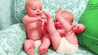 TOP VIDEOS of  Funnies Twins Babies Compilation || JUST CUTE SMILE ||