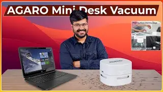 🧹 Tiny But Mighty! AGARO Crown Mini Desk Vacuum Cleaner Review 🕹️