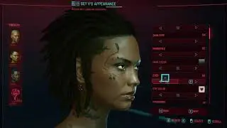 Cyberpunk 2077 female custom created character (my StreetKid character)
