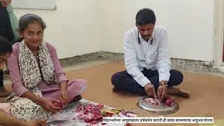 #नूतन वर्षा निमित्त विद्यार्थिनींनी बनवलेली भेळ