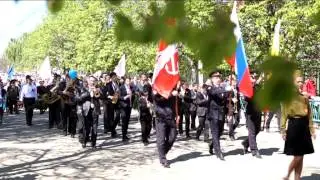 Парад Дня Победы в посёлке Шилово, 9 мая 2015 года.