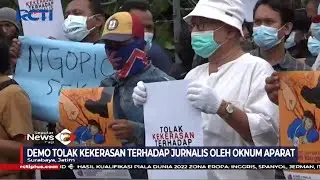 Jurnalis di Surabaya Demo Terkait Dugaan Kekerasan Terhadap Jurnalis Tempo - SIP 30/03