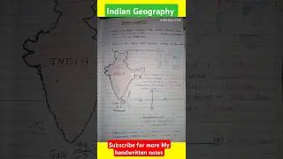 UPSC Handwritten Indian Geography Notes #upsc #mts #neet #ssc #uppcs #ias #viralvideo