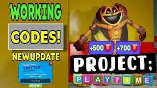 *NEW* ALL WORKING CODES FOR PROJECT PLAYTIME MULTIPLAYER IN 2024! PROJECT PLAYTIME MULTIPLAYER CODES