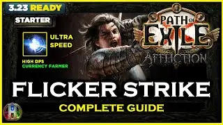[PoE 3.23] LEAGUE STARTER  - FLICKER STRIKE SLAYER - PATH OF EXILE AFFLICTION - POE BUILDS
