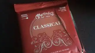 Installed Classical Nylon Strings onto an Old Acoustic Washburn D10S. Buy Ball End Point strings.