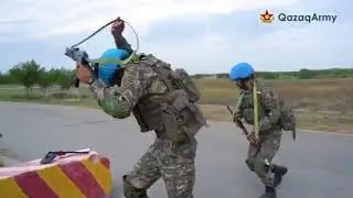 Әзербайжан әскери қызметшілері Қазақстанның Бітімгерлік операциялар орталығымен #танысты