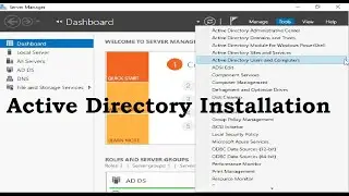 Install Active Directory in Windows Server OS || Active Directory Installation in Virtual Box