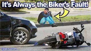 MOST COMMON Motorcycle CRASH (WHY IT'S YOUR FAULT)
