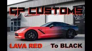 Corvette C7 Custom Fade Wrap