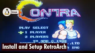 Install and setup RetroArch to play contra