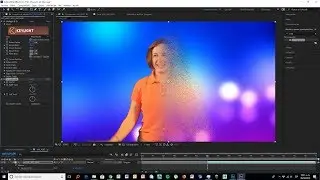 After Effects Desintegrar a una persona en partículas - Scatterize