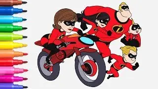 Incredibles 2. Supers legal - Coloring Pages | Coloring Books for Kids | Rainbow TV