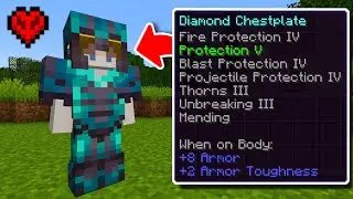 I Made Worlds Strongest Armor In Minecraft Hardcore!