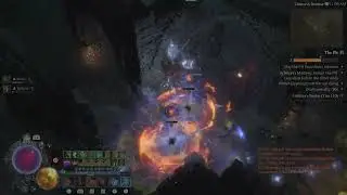 Diablo 4 Pit 110 Orange Lightning Spear showcase with snapshotting.