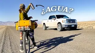 Ran out of water cycling in the desert