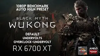 Black Myth WuKong Benchmark Tool - RX 6700 XT RYZEN 5 5600