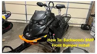 How To:  Backwoods BMP Front Bumper install on 2023 Ski-Doo Gen 5 Freeride 850