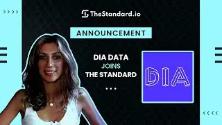 Open-Source Financial Data & Oracles Provider DIA Data Partners with TheStandard.io