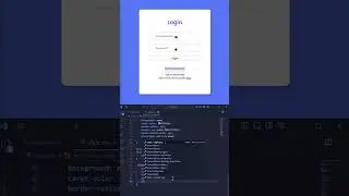Create Login Form with HTML & CSS   #loginpage #html #css #webdesign