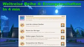 Genshin Impact Weltreise Reihe 4 : Errungenschaften