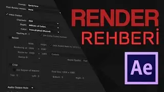 After Effects'te Video Kaydetmek - Render Rehberi | After Effects Dersleri