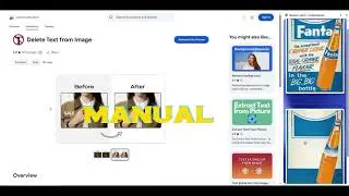 How to delete text from an image using Chrome extension