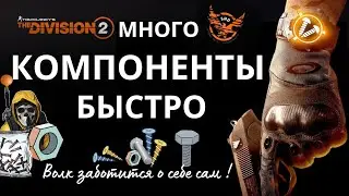 Tom Clancy’s The Division 2.  КОМПОНЕНТЫ. Быстро. Много. Сразу. Фарм. 