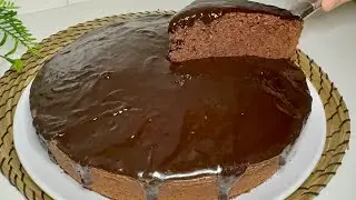 Chocolate CAKE like in a RESTAURANT! Made in minutes/#cake #chocolatecake