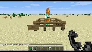 Minecraft- Charged creeper explosion
