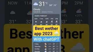 best wether app 2023 with chatgpt 
