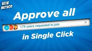 Telegram channel group request approve all in one click 2023