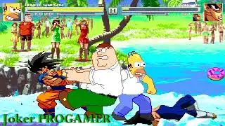 MUGEN: HOMER PETER VS GOKU VEGETA