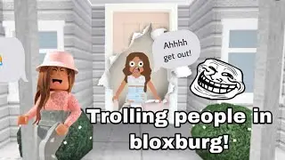 Trolling people in Bloxburg! *ruby and Mary’s voice reveal*